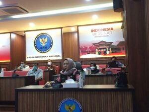 Direktorat PSM Deputi Bidang Pemberdayaan Masyarakat Menggelar Rapat Persiapan Lomba Tari Kreasi Dancing Against Drugs 2023 via Webex