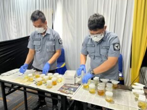 Pegawai Kantor Pelayanan Pajak (KPP) Pratama Jakarta Kosambi Gelar Tes Urine