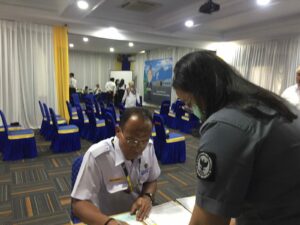 Pegawai Kantor Pelayanan Pajak (KPP) Pratama Jakarta Kosambi Gelar Tes Urine