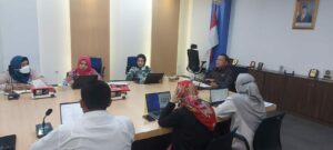Pembahasan draf PKS tentang Perancangan Desain Sampel Pengukuran Angka Prevalensi Penyalahgunaan Narkoba Tahun 2023.