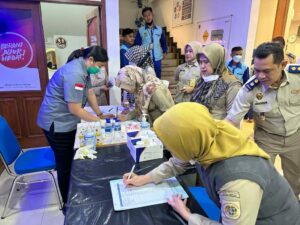 Kementerian Agraria dan Tata Ruang / BPN Laksanakan Tes Urine Bagi ASN di Lingkungannya