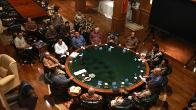 Presiden Menerima Audience Apindo di Padepokan Garudayaksa Hambalang Bogor