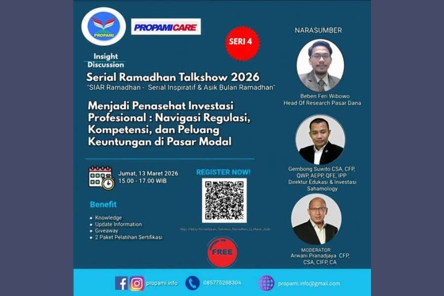 PROPAMI Angkat Topik Profesi Penasehat Investasi dalam Serial Ramadhan Talkshow 2026