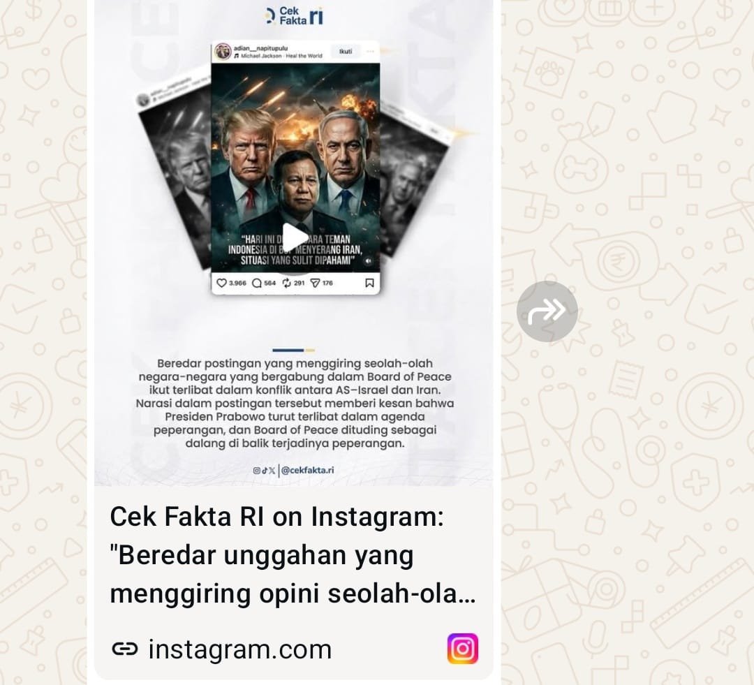 Hoaks Foto Prabowo dan Trump Pamer Daging Babi, Berikut Faktanya!