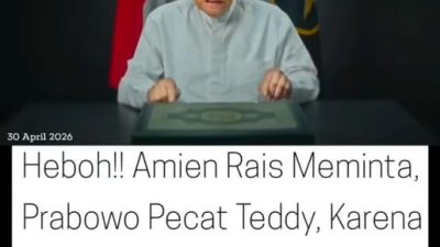 Kepala BAKOM RI Qodari: Amien Rais Terjebak Hoaks, Alarm Bahaya di Era AI