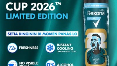 Varian Rexona FIFA untuk Memenuhi Kebutuhan Aktivitas Kalian