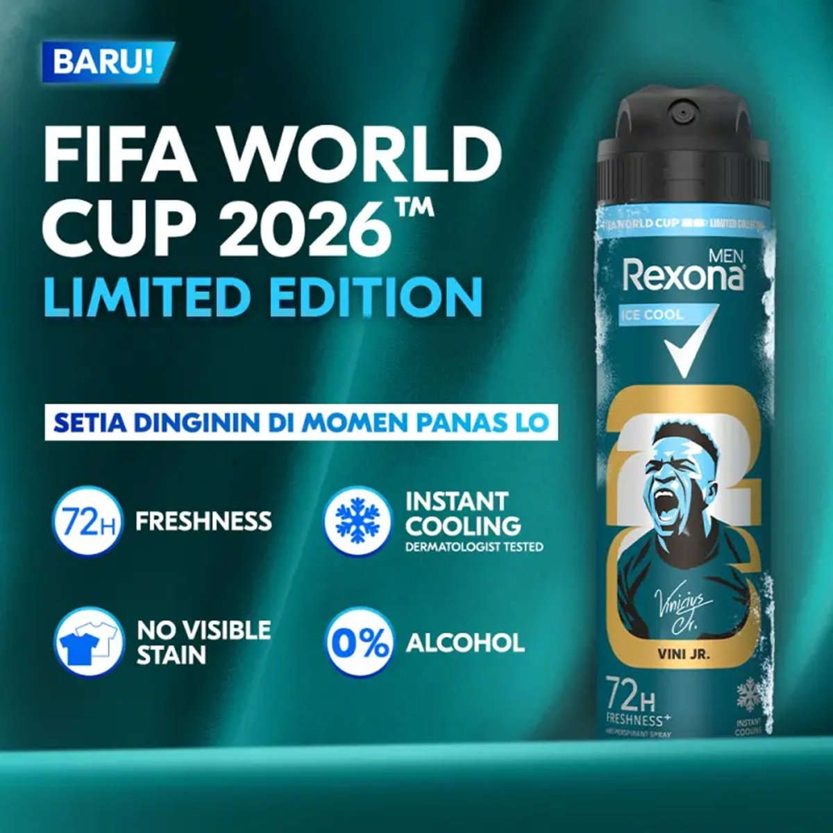 Varian Rexona FIFA untuk Memenuhi Kebutuhan Aktivitas Kalian