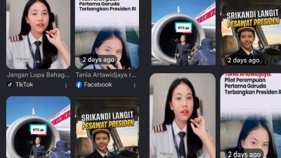 Tania ArtaWidjaya, Pilot Perempuan yang Menerbangkan Presiden ke Paris
