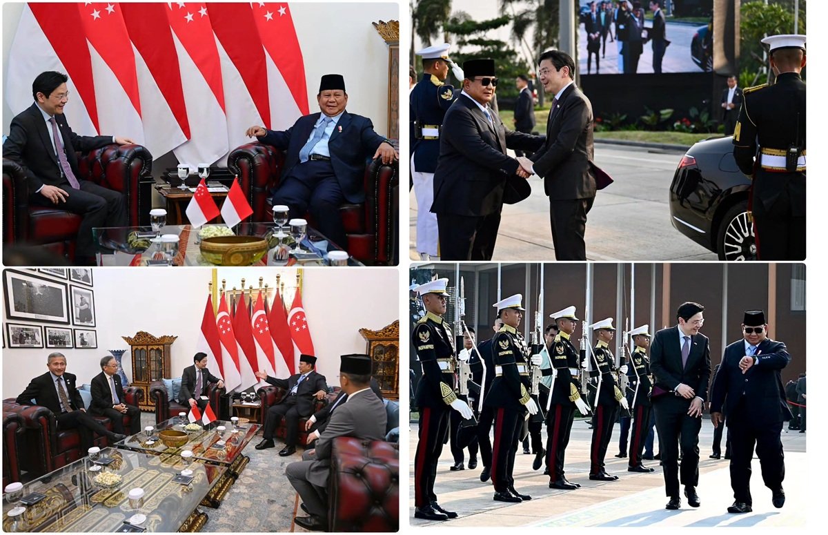 Prabowo–Lawrence Wong Bertemu di Istana, Indonesia–Singapura Perkuat Poros Baru Ekonomi dan Teknologi