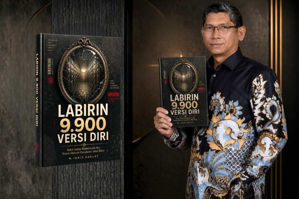 Jurnalis M. Idris Daulat Luncurkan “Labirin 9.900 Versi Diri”, Bedah Pola Luka Digital Generasi Urban lewat Pendekatan Investigatif