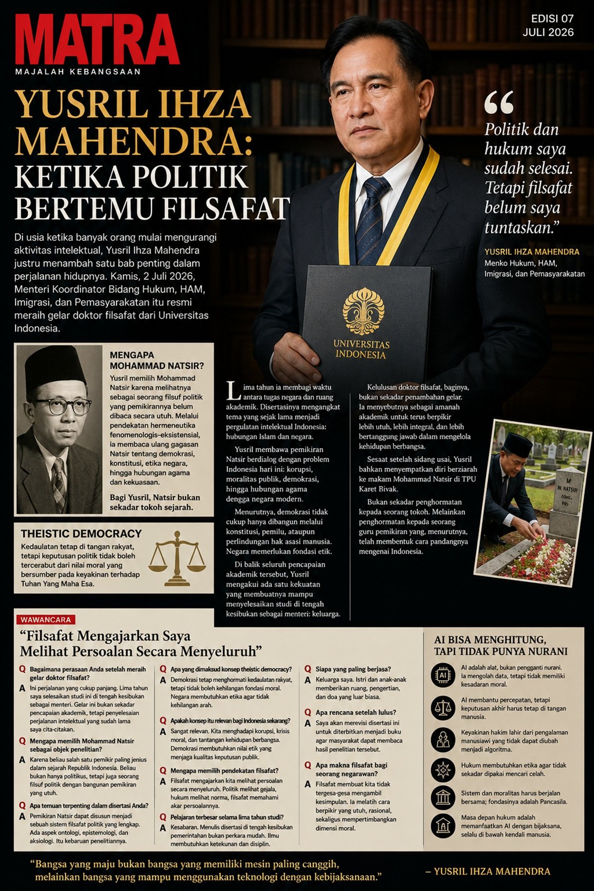 Yusril Ihza Mahendra: Ketika Politik Bertemu Filsafat